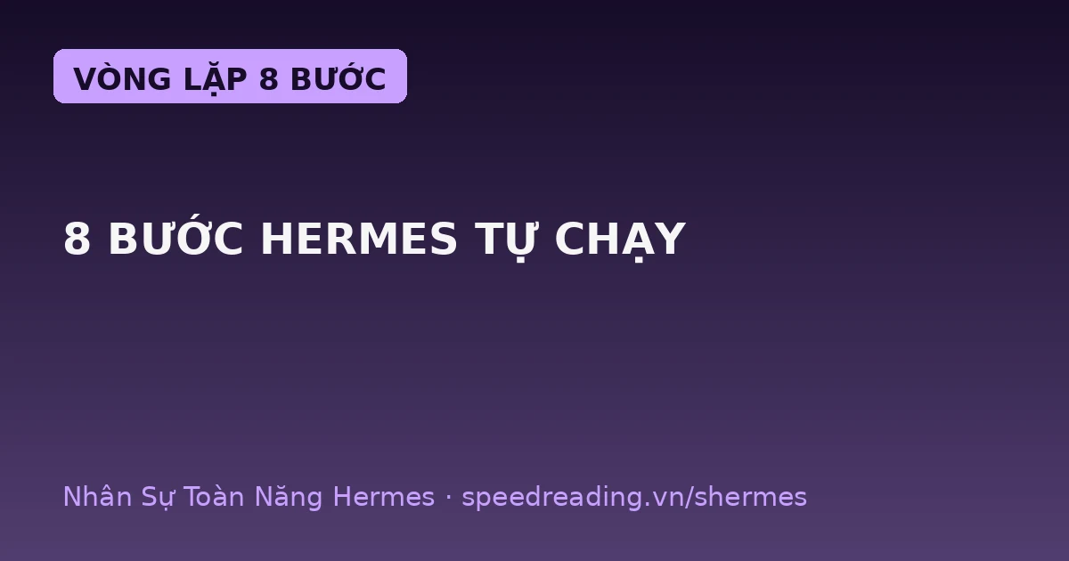 Vòng lặp 8 bước: Tại sao AI Agent làm xong việc còn bạn đang ngủ, còn chatbot thì chỉ biết... nằm im
